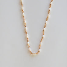 Load image into Gallery viewer, Freshwater pearl gold necklace
