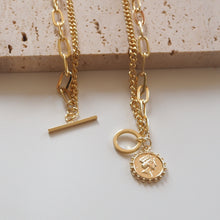 Load image into Gallery viewer, Double layer coin necklace
