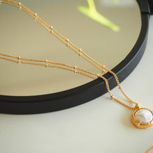 Load image into Gallery viewer, Flat Baroque Pearl Necklace
